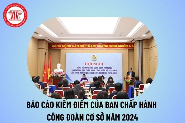 Báo cáo kiểm điểm của Ban chấp hành Công đoàn cơ sở năm 2024? Báo cáo kiểm điểm của Ban chấp hành công đoàn trường học?