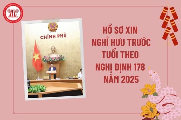 Hồ sơ xin nghỉ hưu trước tuổi theo Nghị định 178 về tinh giản biên chế năm 2025? Nghị định 178 áp dụng từ khi nào? 