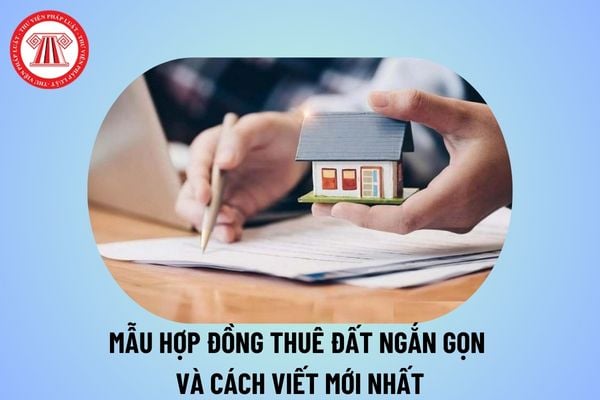 Cách viết mẫu hợp đồng thuê đất ngắn gọn, đơn giản 2025? Mẫu hợp đồng thuê đất viết tay đơn giản?