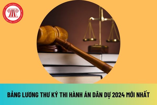 Lương Thư ký thi hành án dân sự từ ngày 1 7 2024 ra sao? Có bằng cử nhân Luật có thể làm Thư ký thi hành án dân sự không?