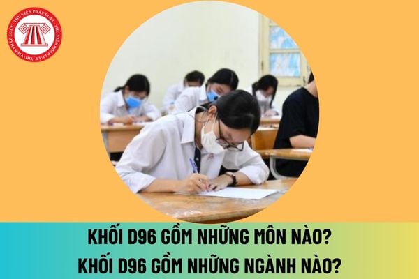 Khối D96 gồm những môn nào? Khối D96 tính điểm như thế nào? Khối D96 gồm các ngành nào? Phổ điểm từng môn khối D96 2024?