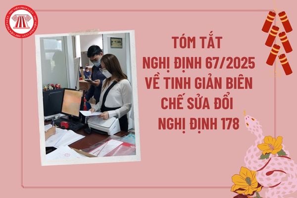 Tóm tắt Nghị định 67 về tinh giản biên chế mới nhất từ ngày 15/3/2025? Tóm tắt Nghị định 67 về nghỉ hưu trước tuổi? 