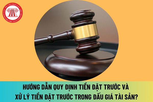 Hướng dẫn quy định tiền đặt trước và xử lý tiền đặt trước trong đấu giá tài sản từ 01/01/2025 theo như thế nào?