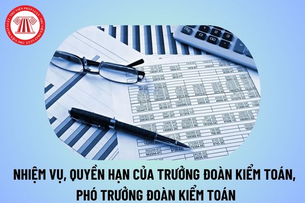 Trưởng Đoàn kiểm toán, Phó trưởng Đoàn kiểm toán có nhiệm vụ, quyền hạn gì từ 20/8/2024 theo Quyết định 1495?