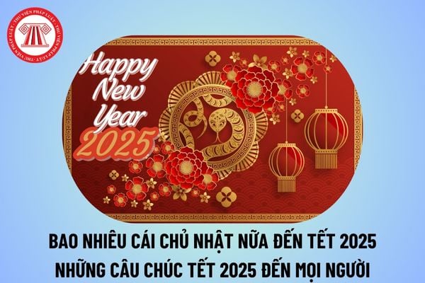 Bao nhiêu cái chủ nhật nữa đến Tết 2025? Những câu chúc Tết hay ngắn gọn 2025 cho tất cả mọi người?