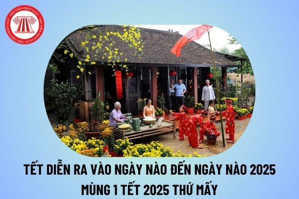 Tết diễn ra vào ngày nào đến ngày nào 2025? Tết diễn ra vào ngày nào đến ngày nào âm lịch? Mùng 1 Tết năm 2025 thứ mấy?