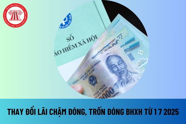 Thay đổi lãi chậm đóng BHXH, trốn đóng BHXH từ ngày 1 7 2025 người sử dụng lao động cần chú ý thế nào?