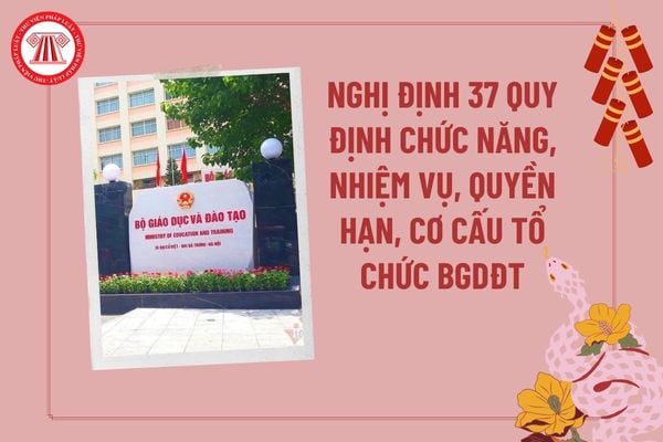 Nghị định 37/2025/NĐ-CP về chức năng, nhiệm vụ, quyền hạn và cơ cấu tổ chức của Bộ Giáo dục và Đào tạo? 