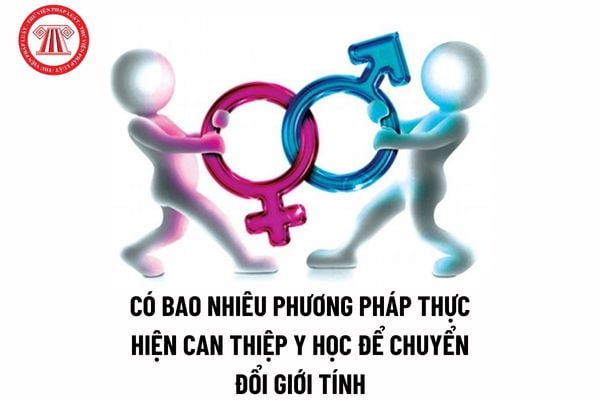 Can thiệp y học để chuyển đổi giới tính theo Dự thảo Luật Chuyển đổi giới tính mới nhất có bao nhiêu phương pháp thực hiện?