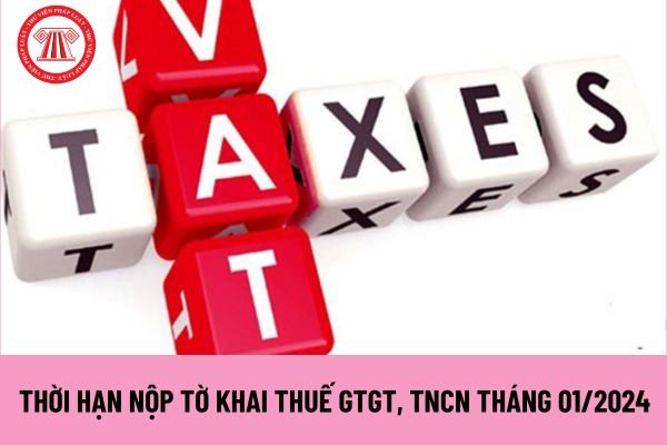 Thời hạn nộp tờ khai thuế GTGT, TNCN tháng 01/2024 chi tiết theo Luật Quản lý thuế 2019 như thế nào?