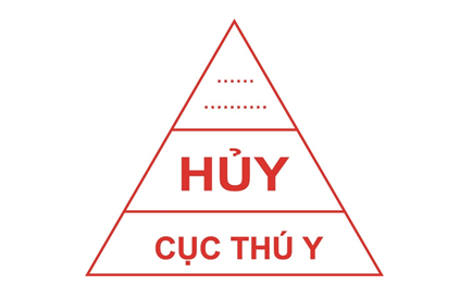 Mẫu dấu hủy đối với gia súc