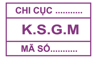 Dấu kiểm soát giết mổ động vật sử dụng tại cơ sở giết mổ tiêu thụ nội địa