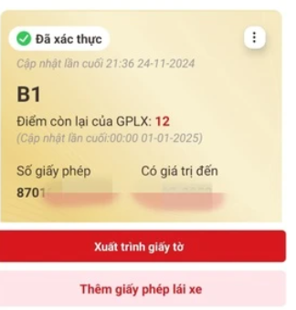 Cách tra cứu điểm giấy phép lái xe trên VNeID? Hướng dẫn tra cứu điểm GPLX trên VNeID nhanh chóng?