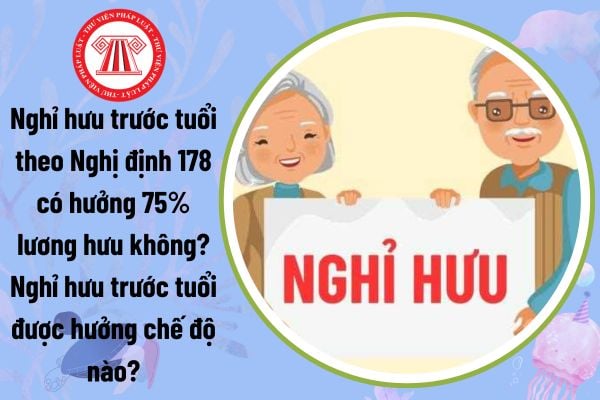 Nghỉ hưu trước tuổi theo Nghị định 178 có hưởng 75% lương hưu không? Nghỉ hưu trước tuổi được hưởng chế độ nào?