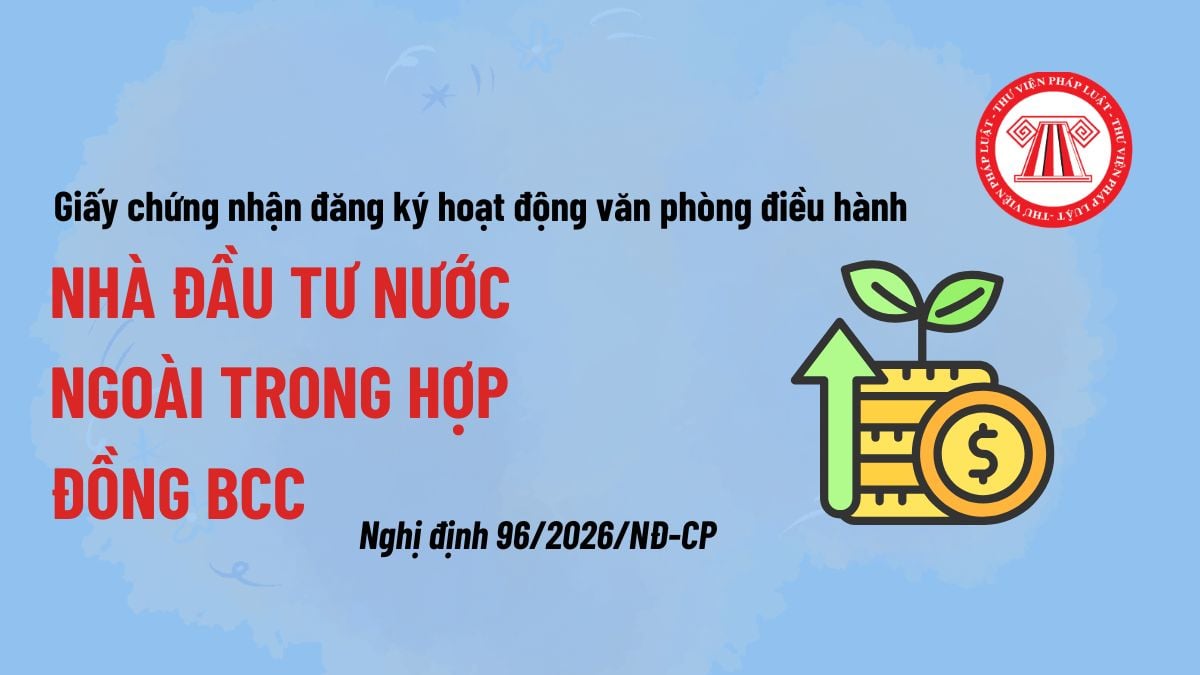 Thủ tục điều chỉnh Giấy chứng nhận đăng ký hoạt động văn phòng điều hành của nhà đầu tư nước ngoài trong hợp đồng BCC như thế nào?