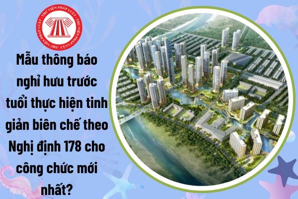 Mẫu thông báo nghỉ hưu trước tuổi thực hiện tinh giản biên chế theo Nghị định 178? Tải về mẫu thông báo?