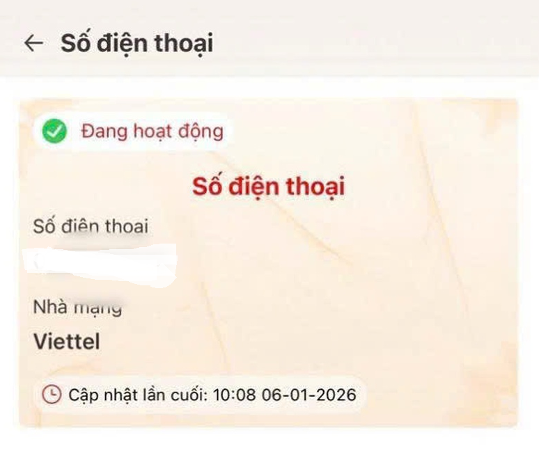 Cách kiểm tra các số điện thoại đã được xác thực trên VNeID năm 2026 chi tiết?