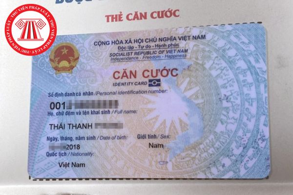 Thông tin trên thẻ căn cước có còn thể hiện dấu vân tay nữa hay không?