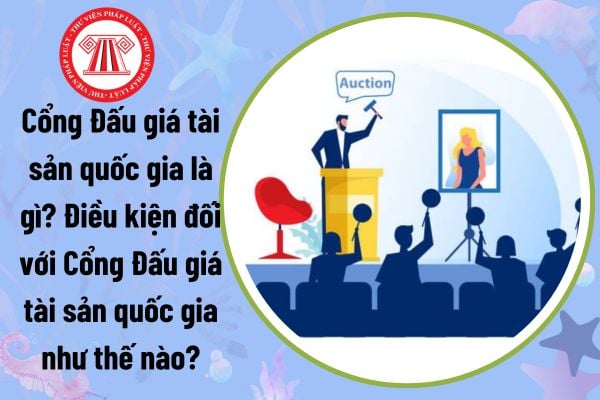 Cổng Đấu giá tài sản quốc gia là gì? Điều kiện đối với Cổng Đấu giá tài sản quốc gia như thế nào?