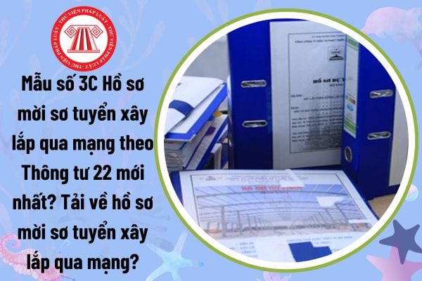 Mẫu số 3C Hồ sơ mời sơ tuyển xây lắp qua mạng theo Thông tư 22 mới nhất? Tải về hồ sơ mời sơ tuyển xây lắp qua mạng?