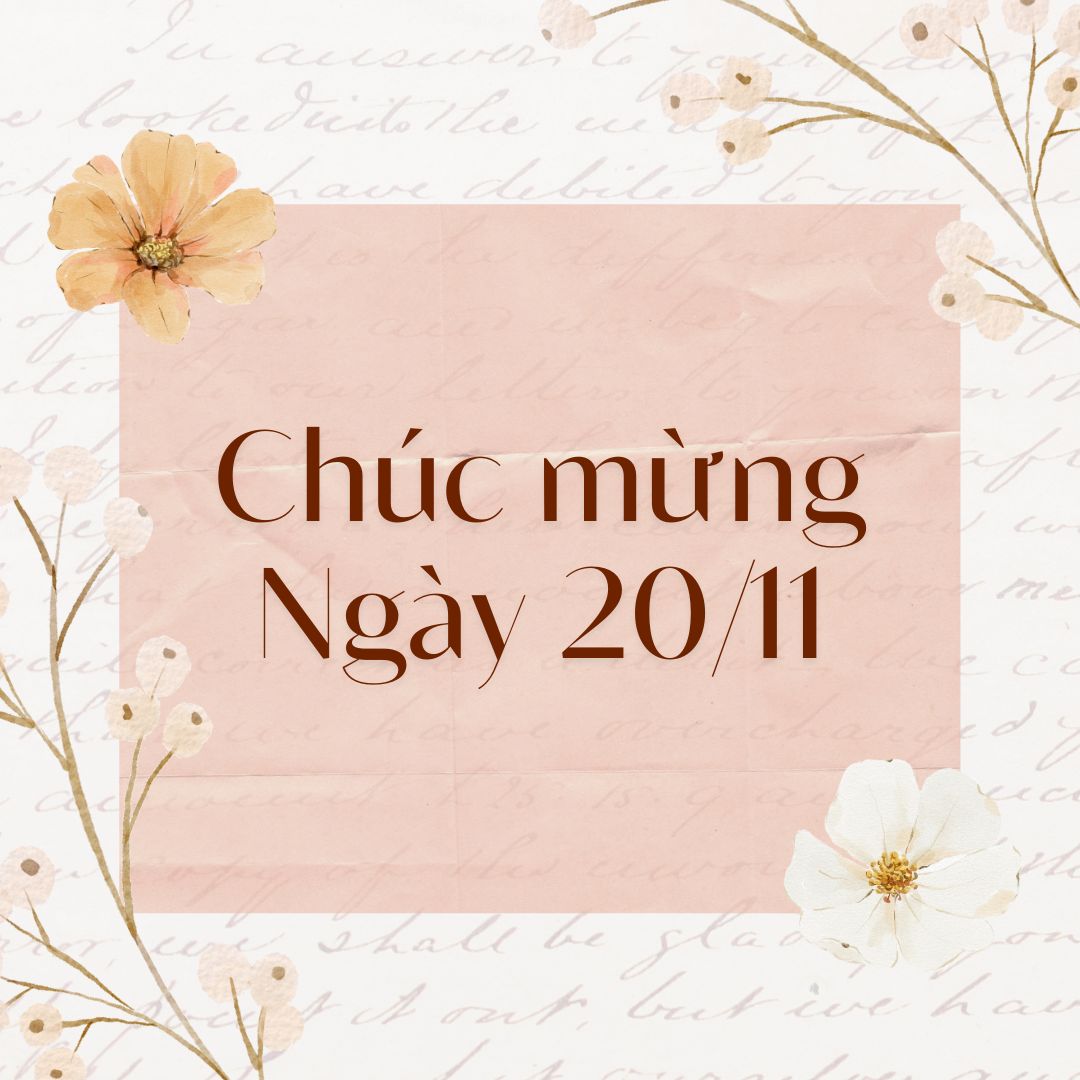 Mẫu banner chào mừng ngày 20 11 Ngày Nhà giáo Việt Nam