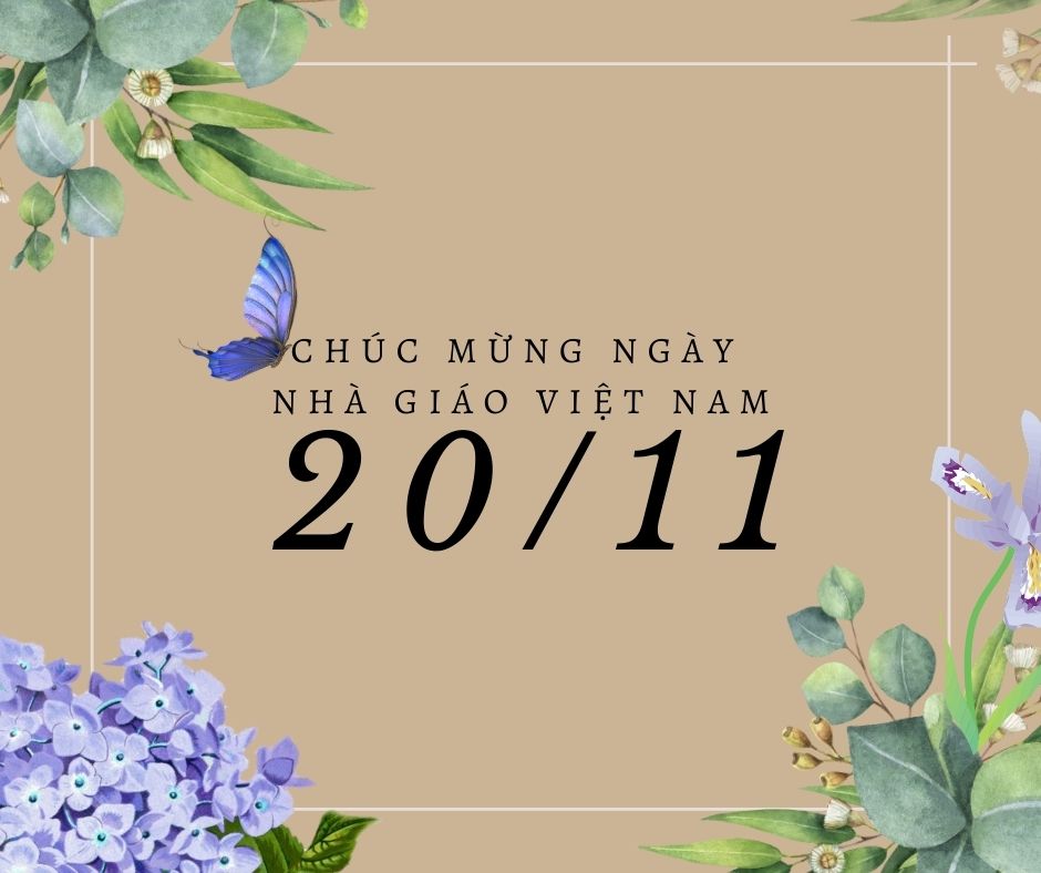 Mẫu banner chào mừng ngày 20 11 Ngày Nhà giáo Việt Nam