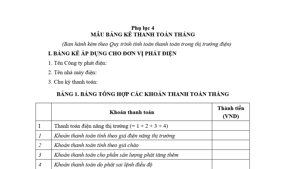 Phụ lục 4