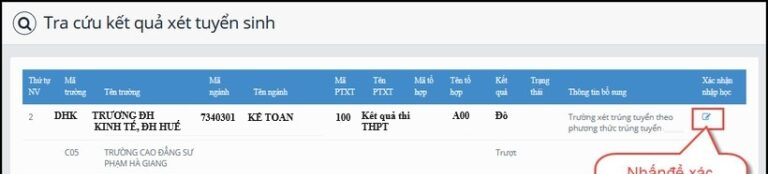 Hướng dẫn xác nhận nhập học trực tuyến?