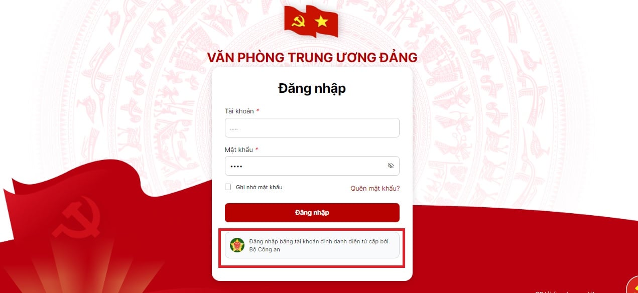 Hướng dẫn đăng nhập sổ tay Đảng viên điện tử trên web?