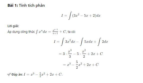 Tích phân là gì? Công thức tích phân đầy đủ? Bài tập tích phân chi tiết? Chương trình giáo dục phổ thông phải bảo đảm yêu cầu gì?