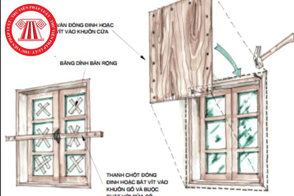 Cách gia cố cửa sổ, cửa đi, cửa kính phòng chống bão số 4 như thế nào? Hướng dẫn chi tiết gia cố cửa?