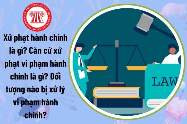 Xử phạt hành chính là gì? Căn cứ xử phạt vi phạm hành chính là gì? Đối tượng nào bị xử lý vi phạm hành chính?