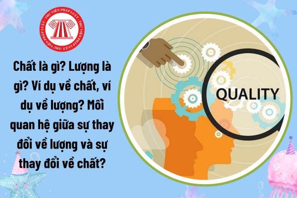 Chất là gì? Lượng là gì? Ví dụ về chất, ví dụ về lượng? 