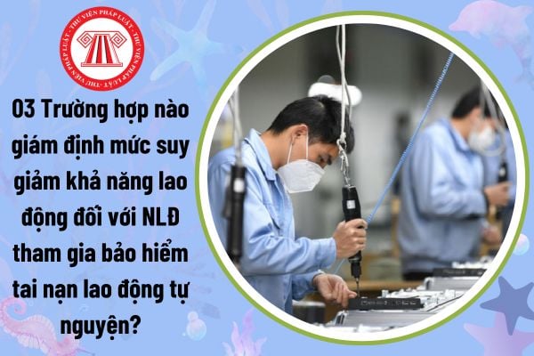 03 Trường hợp nào giám định mức suy giảm khả năng lao động đối với NLĐ tham gia bảo hiểm tai nạn lao động tự nguyện?