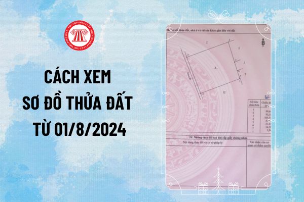 Cách xem sơ đồ thửa đất từ 01 8 2024? Hướng dẫn sơ đồ thửa đất, tài sản gắn liền với đất mới nhất ra sao?