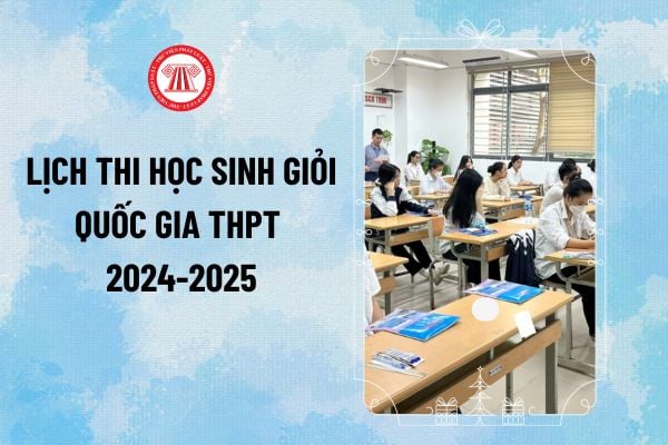 Lịch thi Học sinh giỏi quốc gia THPT 2024 2025 chính thức thế nào? Nội dung thi HSG QG gồm những môn gì?