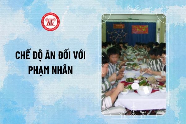 Chế độ ăn đối với phạm nhân mới từ 15/11/2024? Chế độ ăn, mặc đối với phạm nhân dưới 18 tuổi ra sao?