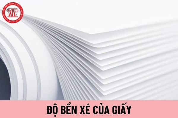 độ bền xé của giấy