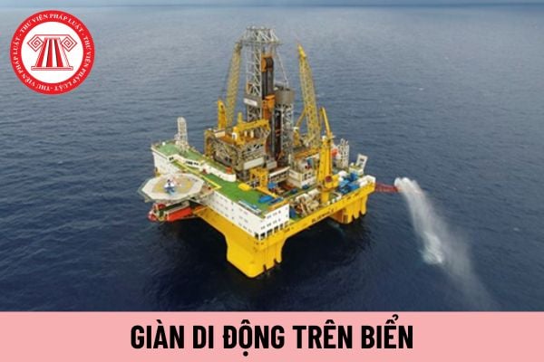 giàn di động trên biển