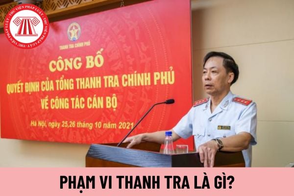 phạm vi thanh tra