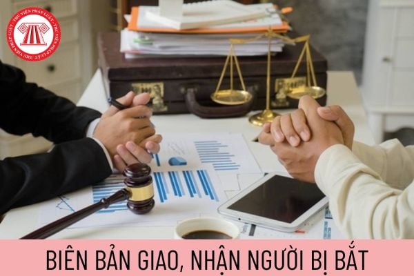 biên bản giao nhận người bị băts