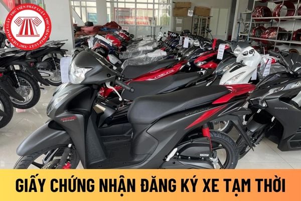 đăng ký xe tạm thời