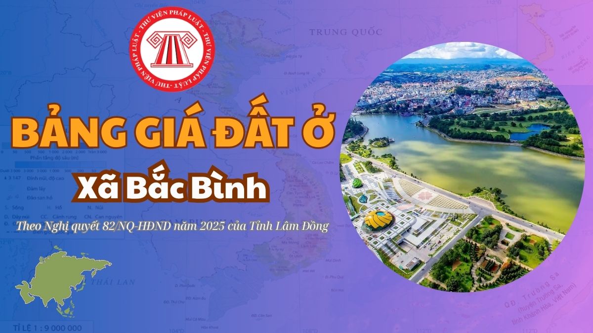 Bảng giá đất ở Xã Bắc Bình Tỉnh Lâm Đồng 2026