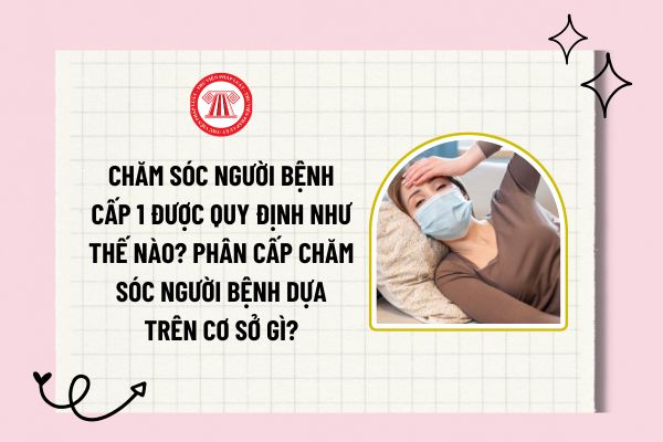 Chăm sóc người bệnh cấp 1 được quy định như thế nào? Phân cấp chăm sóc người bệnh dựa trên cơ sở gì?