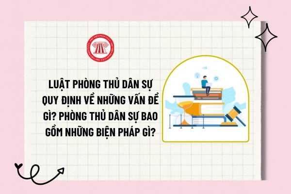 Luật Phòng thủ dân sự quy định về những vấn đề gì? Phòng thủ dân sự bao gồm những biện pháp gì?