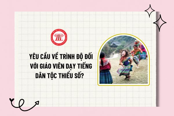 Yêu cầu về trình độ đối với giáo viên dạy tiếng dân tộc thiểu số? Quyền và nhiệm vụ của giáo viên dạy tiếng dân tộc thiểu số?