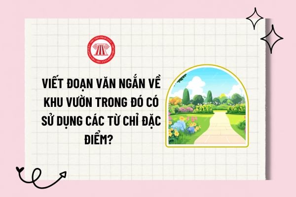 Viết đoạn văn ngắn về khu vườn trong đó có sử dụng các từ chỉ đặc điểm? Viết đoạn văn tả khu vườn nhà em lớp 3?