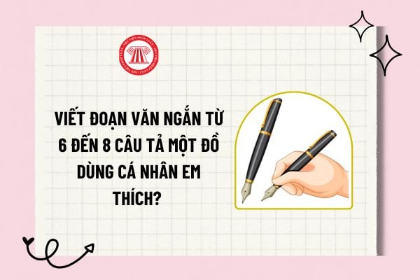 Viết đoạn văn ngắn từ 6 đến 8 câu tả một đồ dùng cá nhân em thích? Nói về một đồ dùng cá nhân em thích lớp 3?