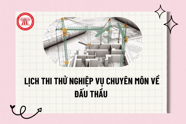 Lịch thi thử nghiệp vụ chuyên môn về đấu thầu kỳ 01 và kỳ 02 theo Thông báo 32/TB-HTĐT ra sao? 