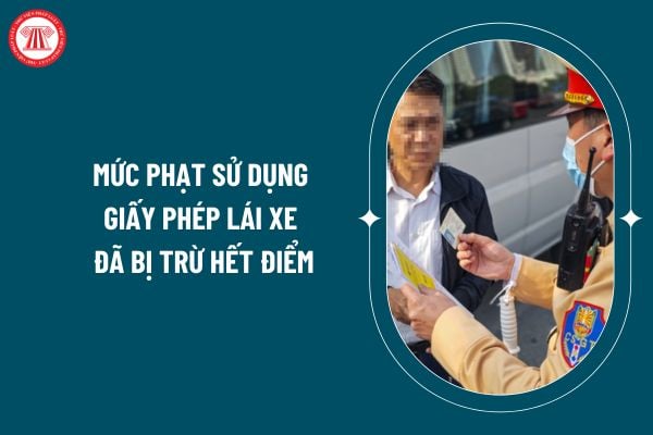 Mức phạt sử dụng giấy phép lái xe đã bị trừ hết điểm theo Nghị định 168/2024? Sử dụng giấy phép lái xe hết điểm bị phạt bao nhiêu? (Hình từ internet)